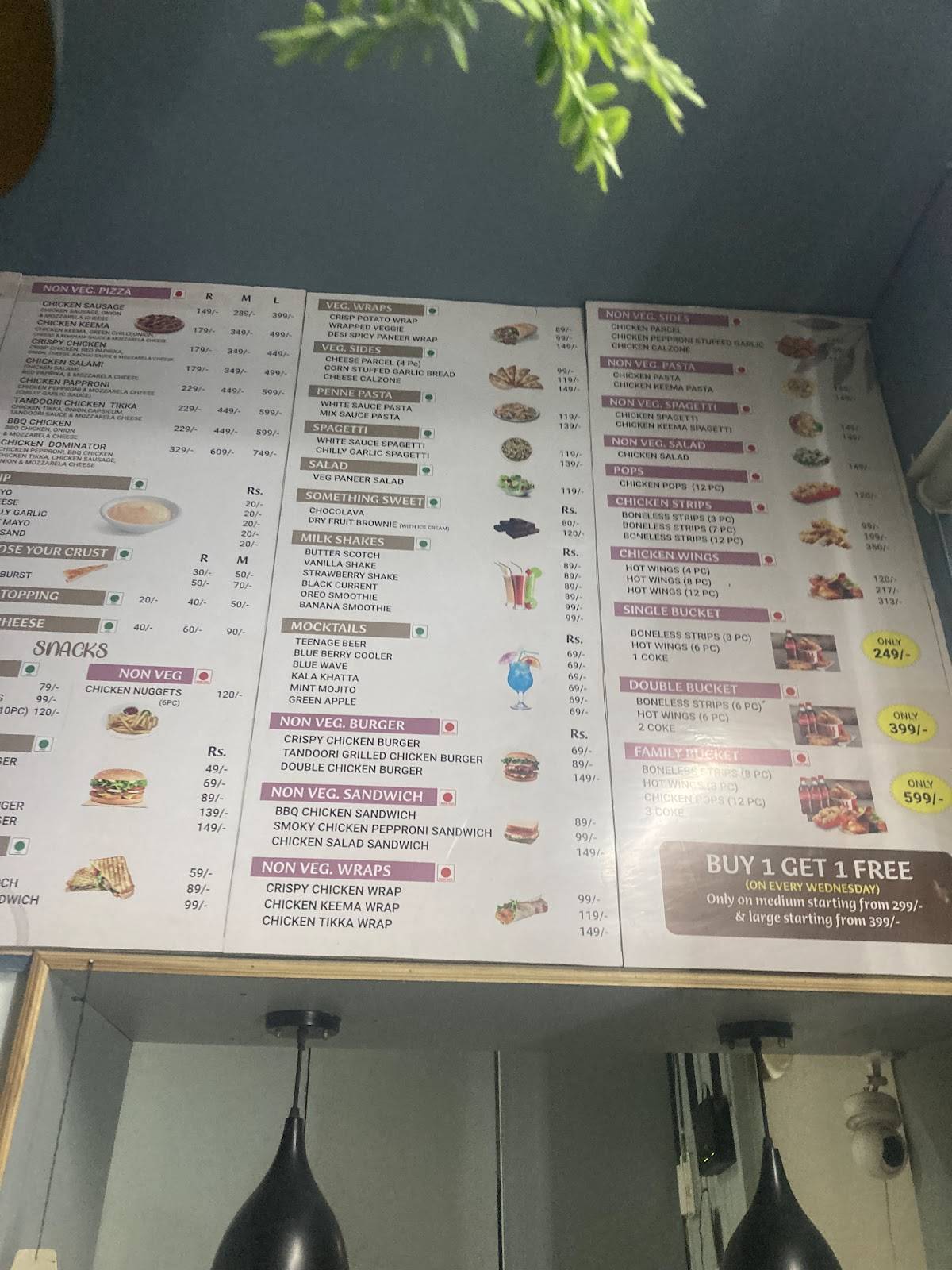 Breadway Pizza menu