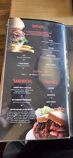 Menu de Barbies Resto Bar Grill