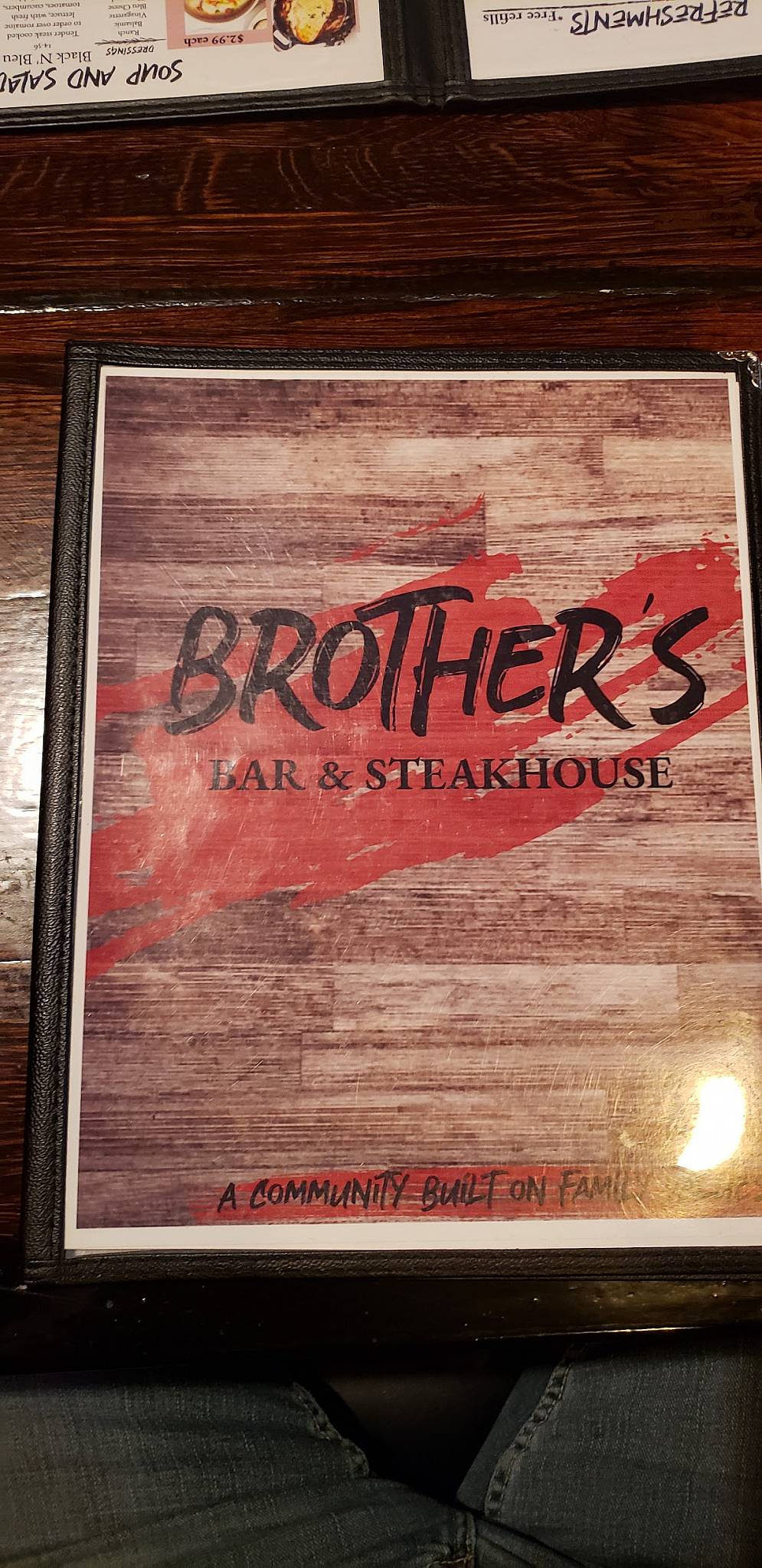 Menu at Brother's Bar & Steakhouse, Villa Rica
