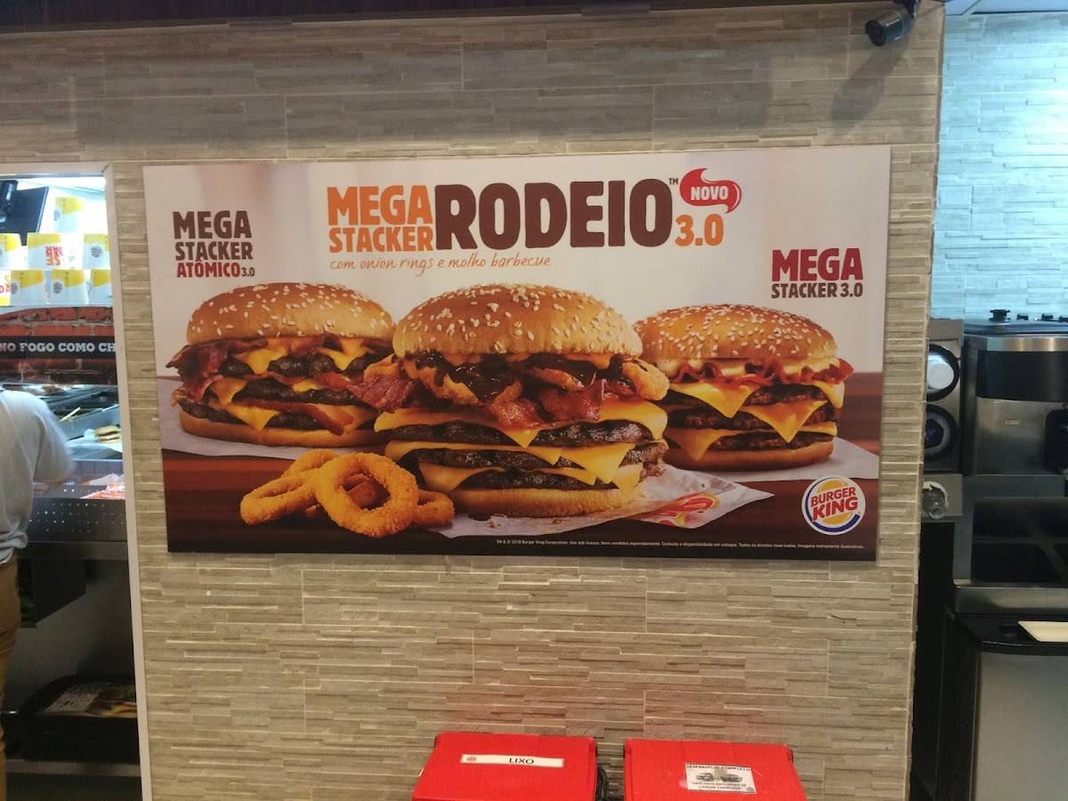 Burger King cardápio