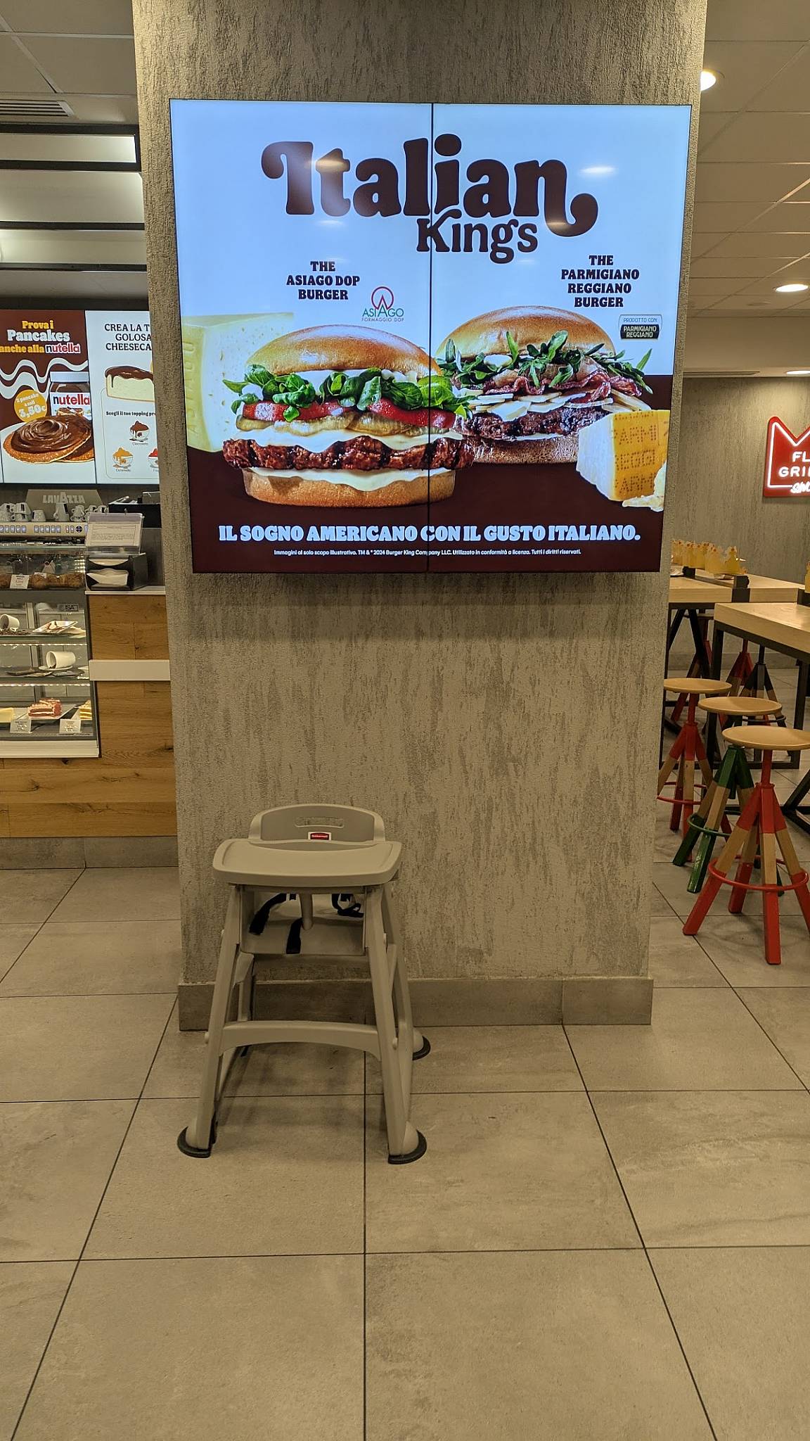 Menu di Burger King 