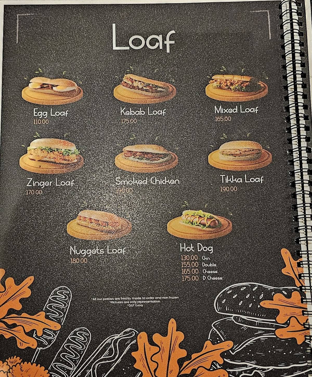 Burger Lounge Angamaly menu