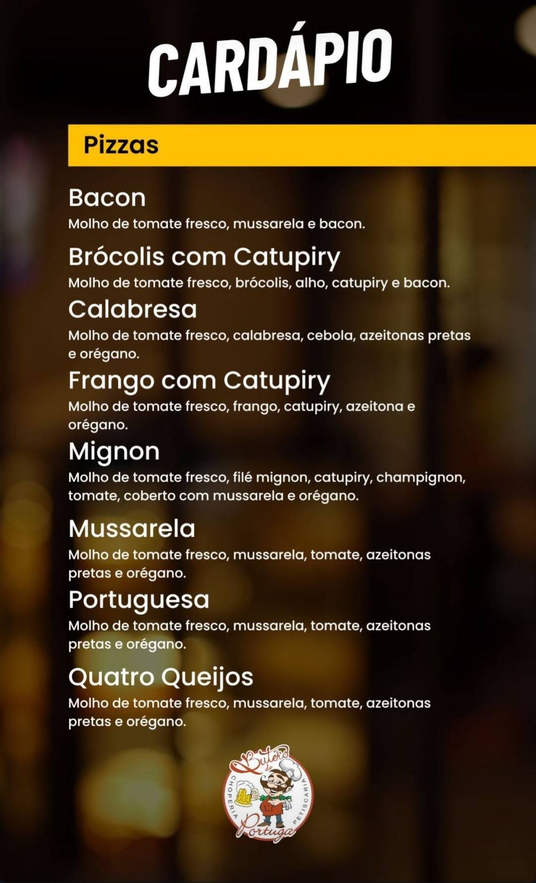 Buteko Do Portuga - Bar em Araras cardápio