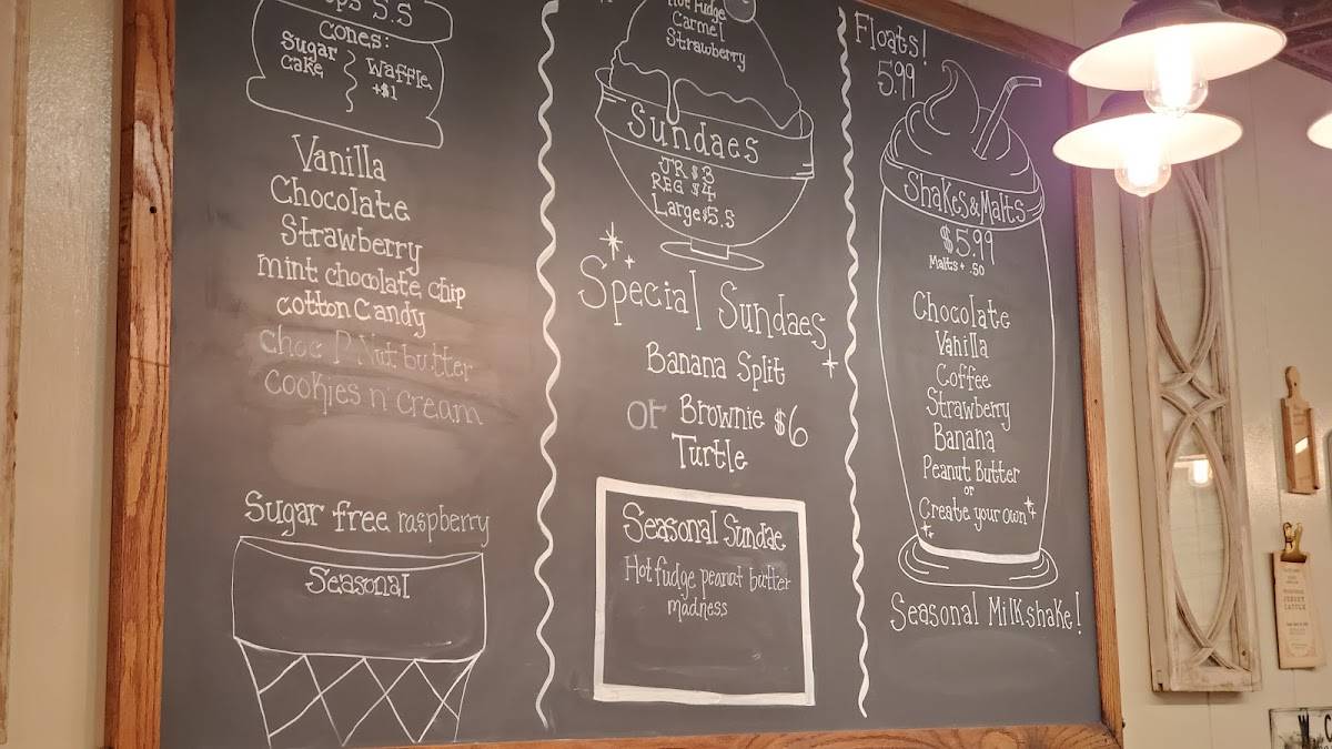 Menu at Butter Churn Cafe, Waynesville