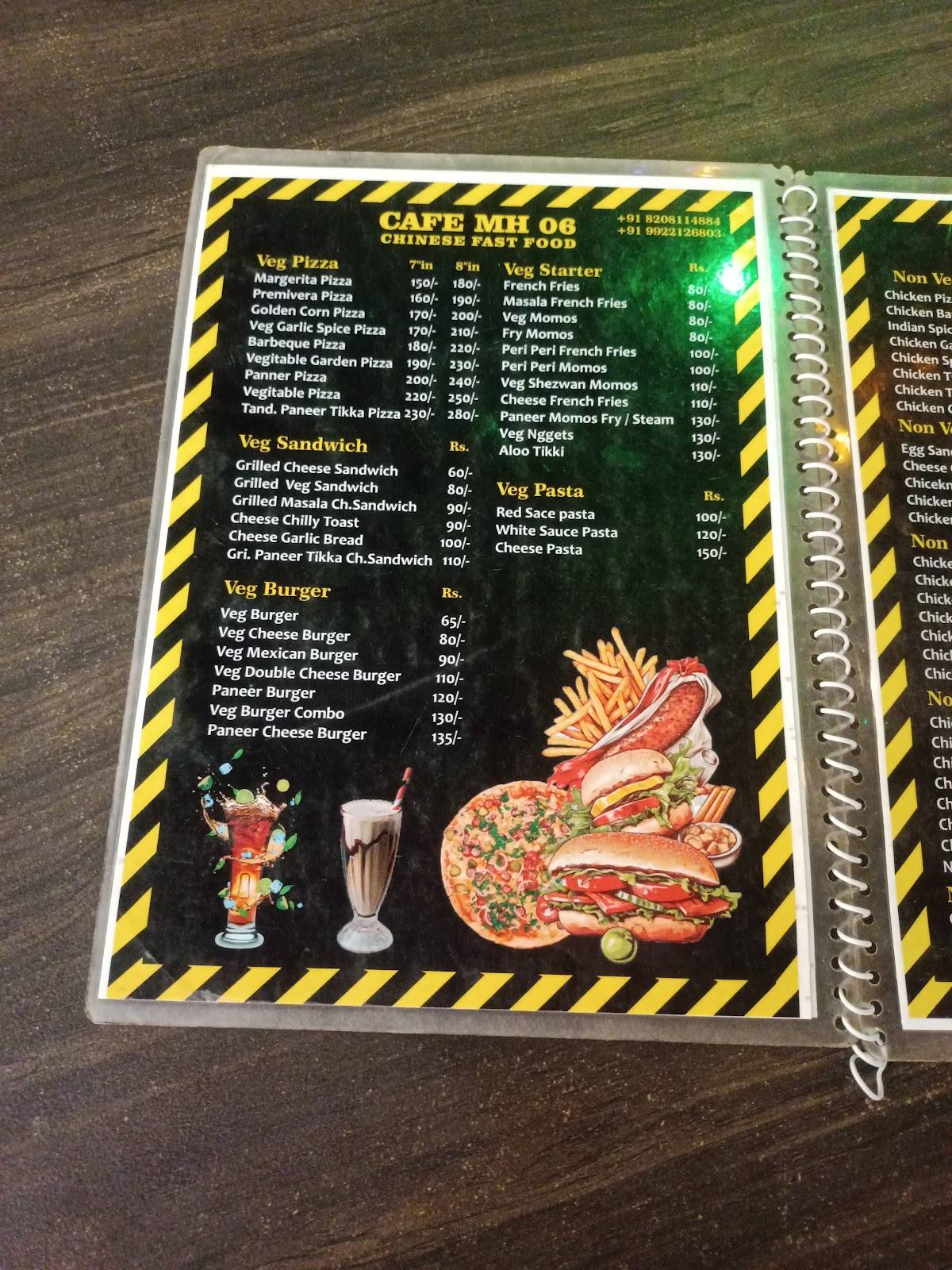 CAFE MH 06 menu