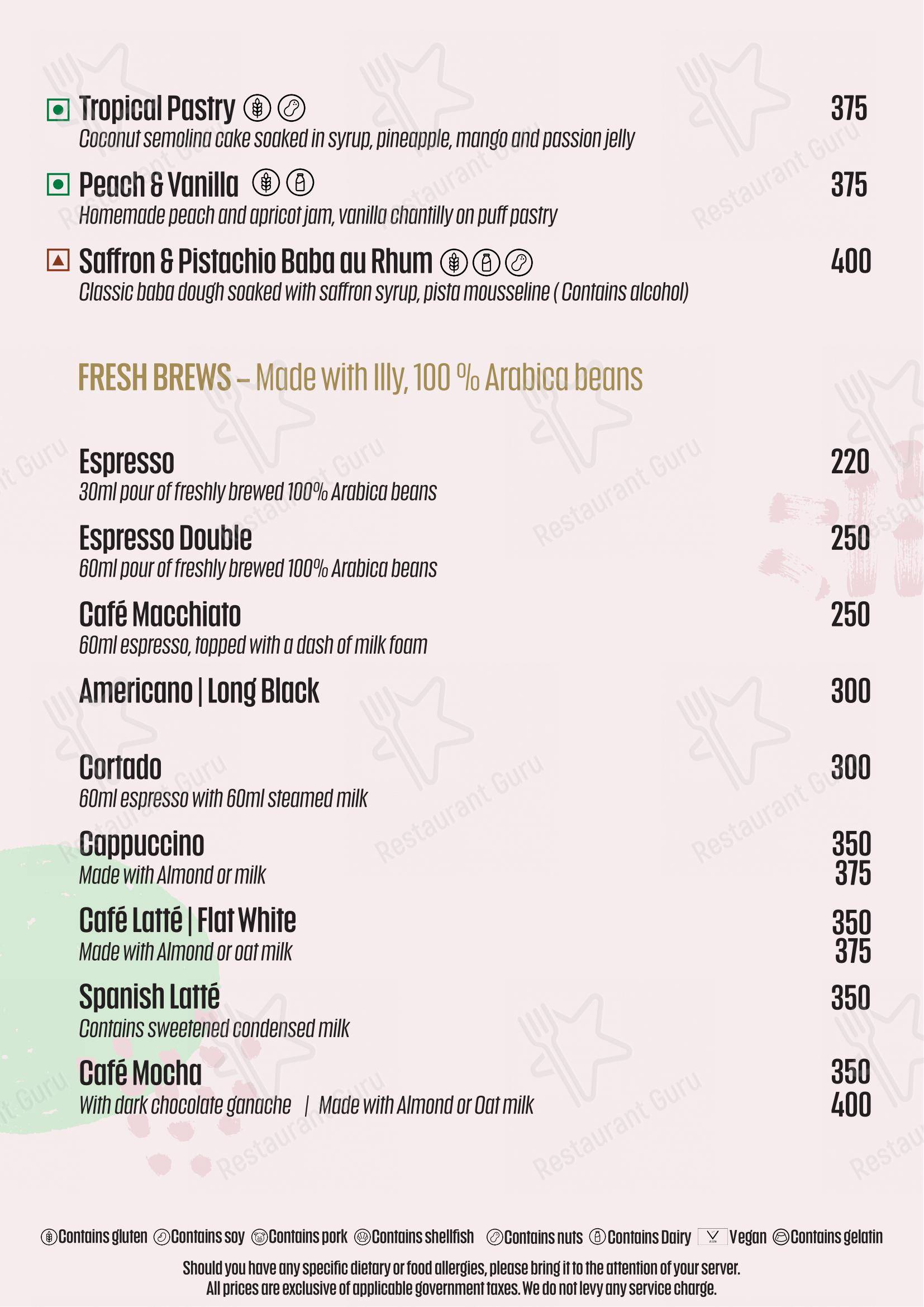 COU COU by Oberoi in Mumbai - Menu