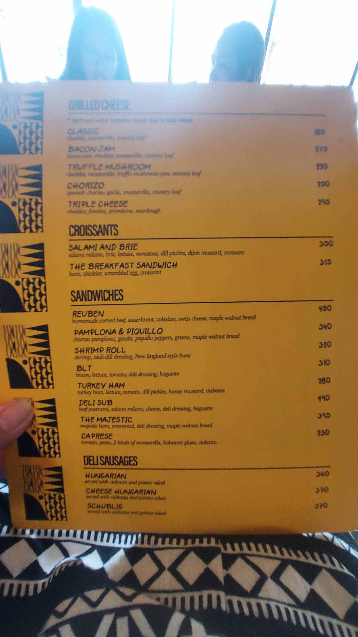 Menu at Cafe Bobs Flagship, Bacolod, 21 Lacson St