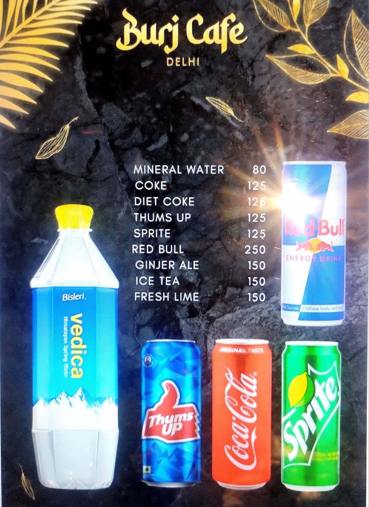 Burj Cafe menu