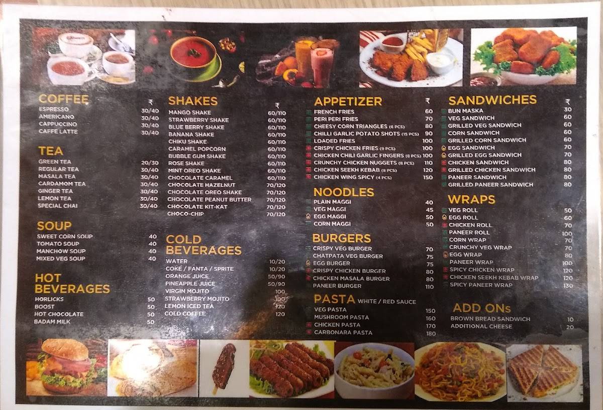 COFFEE POINT - FRESH & HONEST menu