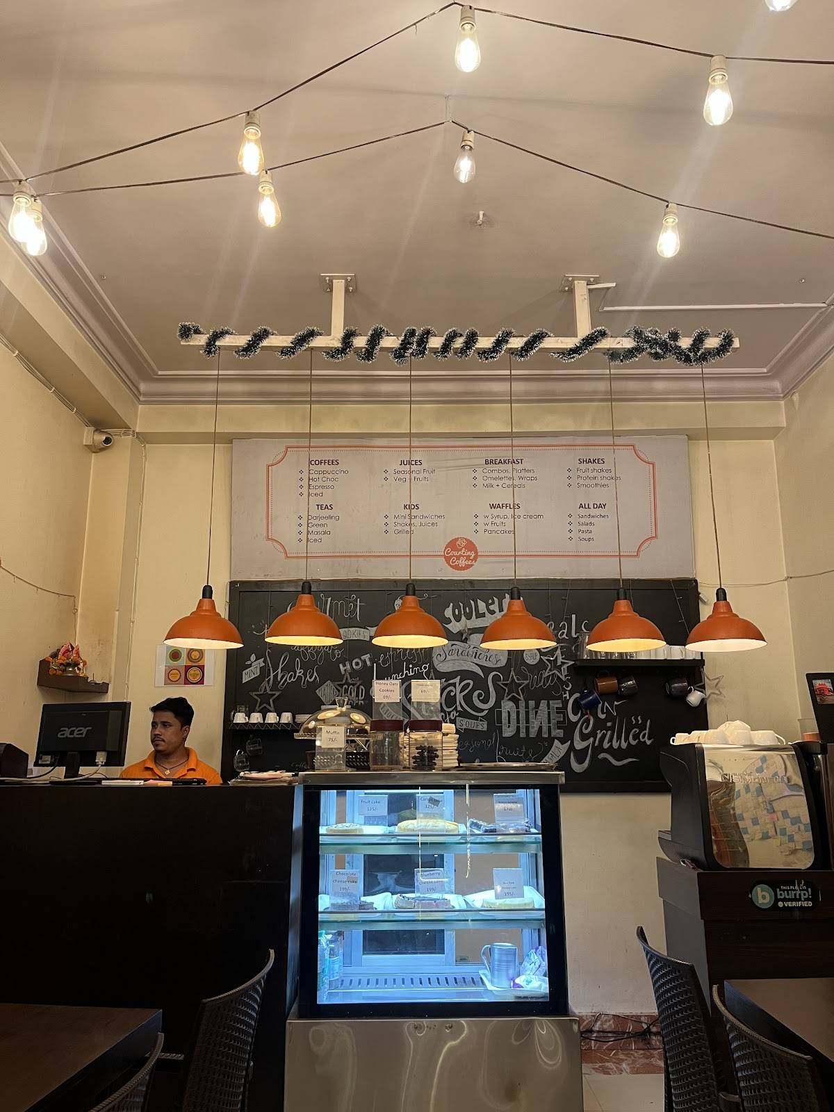 Café Courting Coffees menu