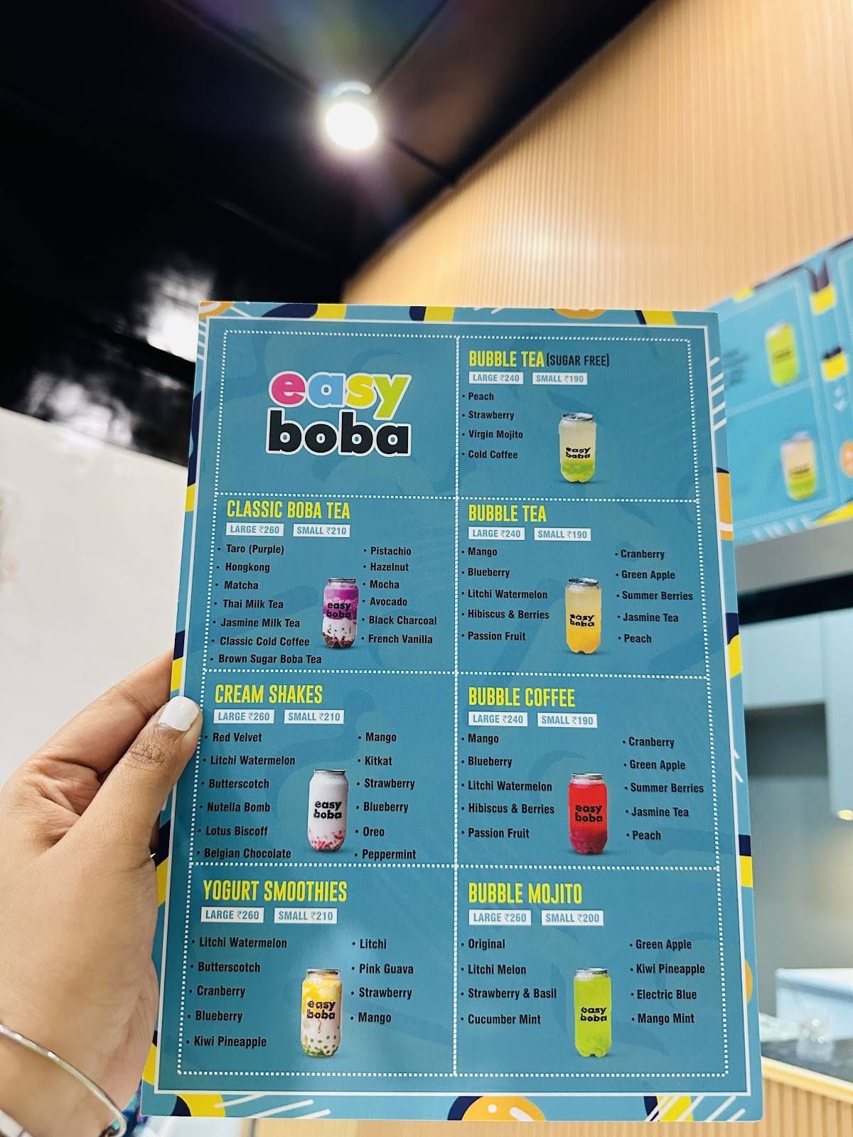 Easy Boba - CBD Belapur menu