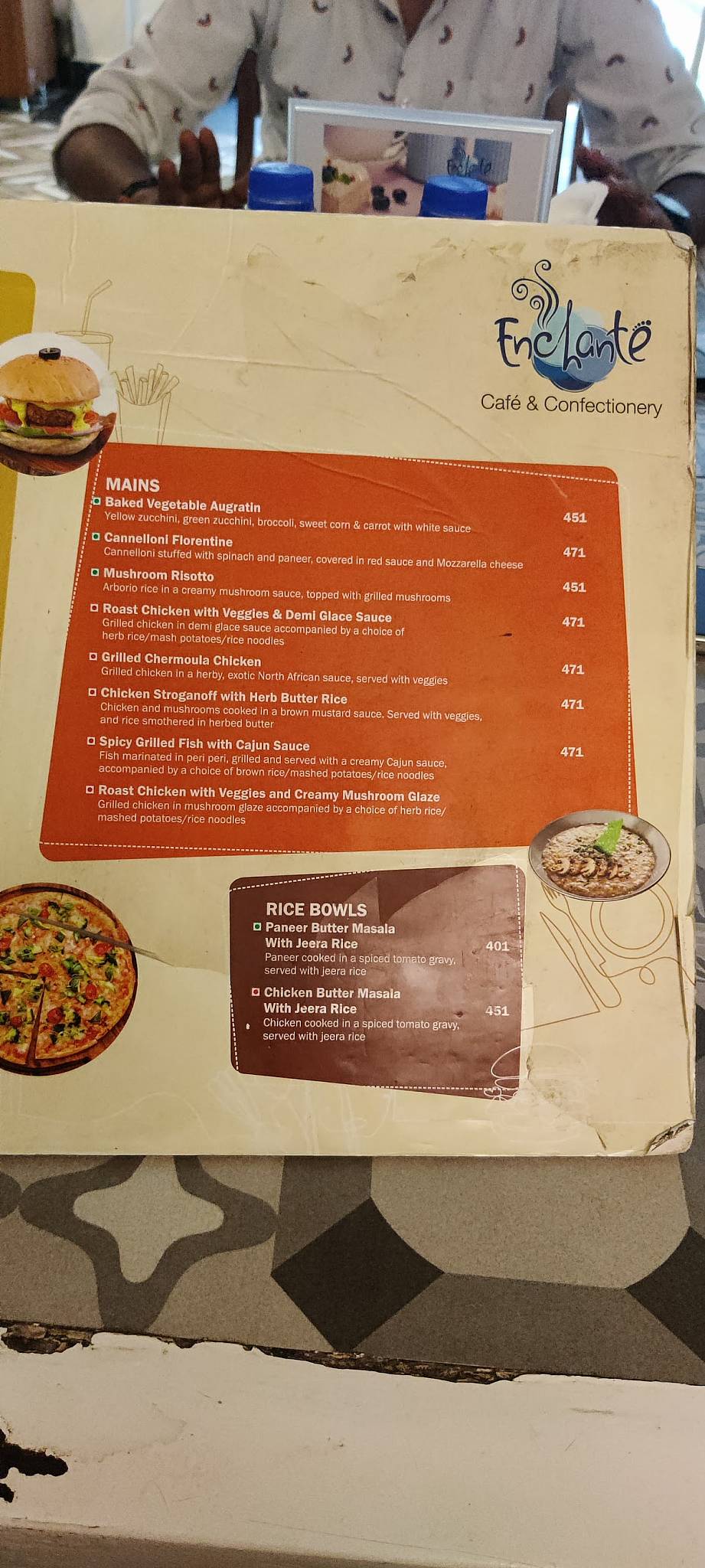 Enchanté Café & Confectionery menu