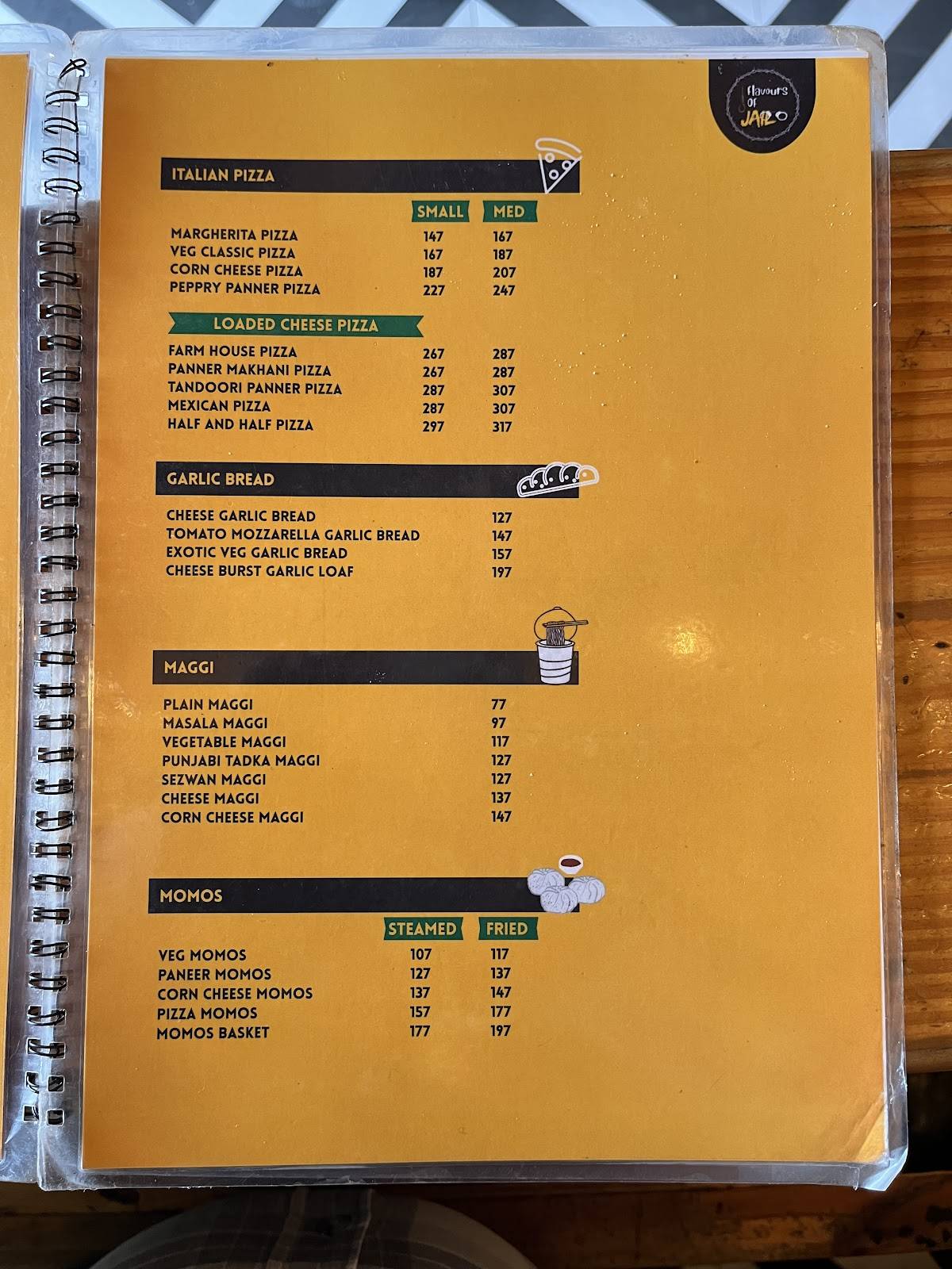 Flavours Of Jail ( Jail Cafe India ) menu