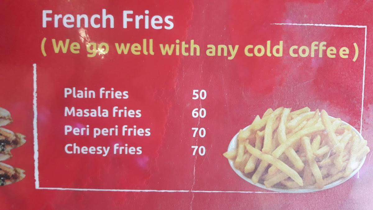 Go Insta cafe menu
