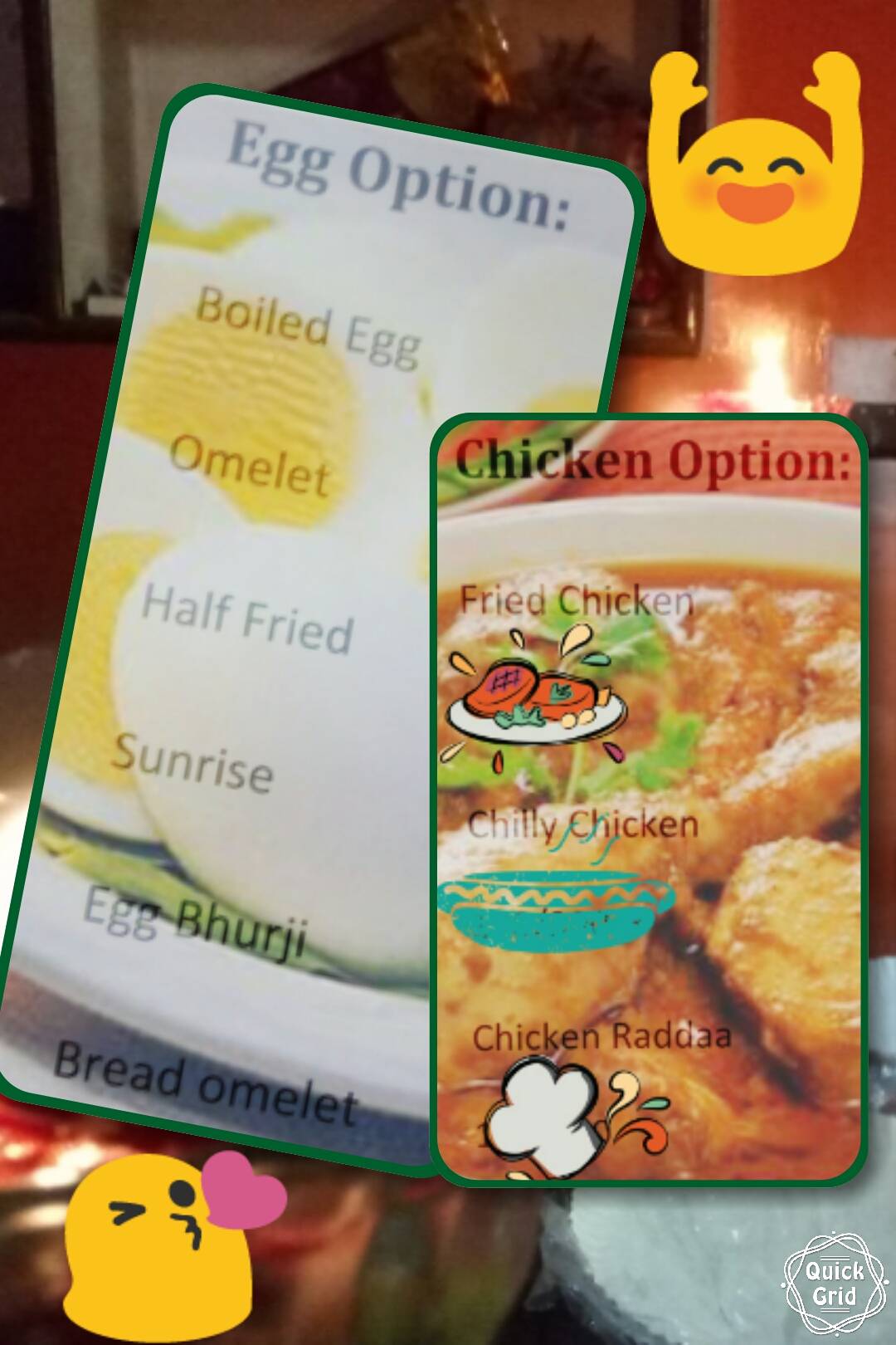 Heart Beat Cafe menu