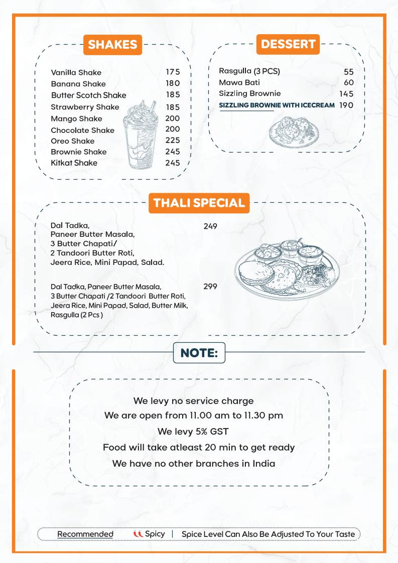 Café Joyo menu