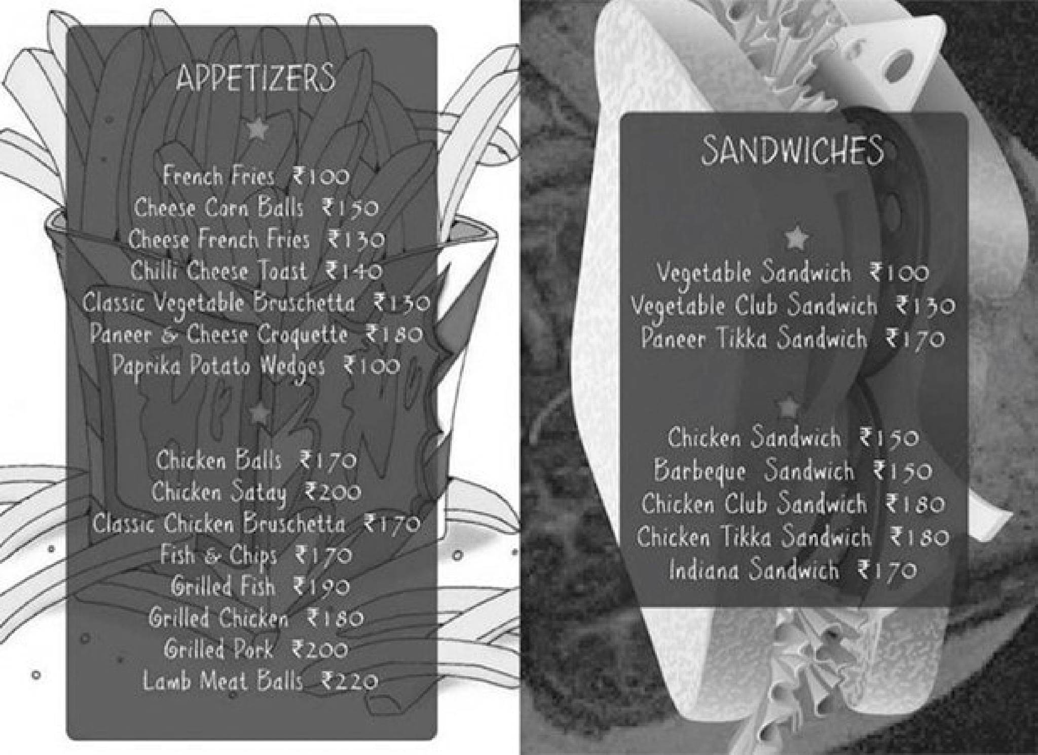 Living Roof Shillong- Hotel & Cafe menu