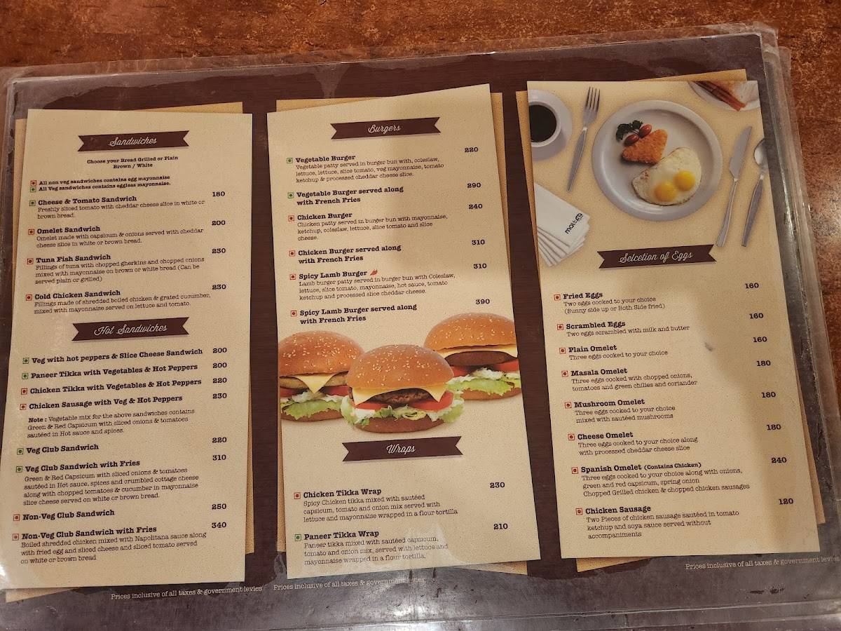 Matteo Coffea menu