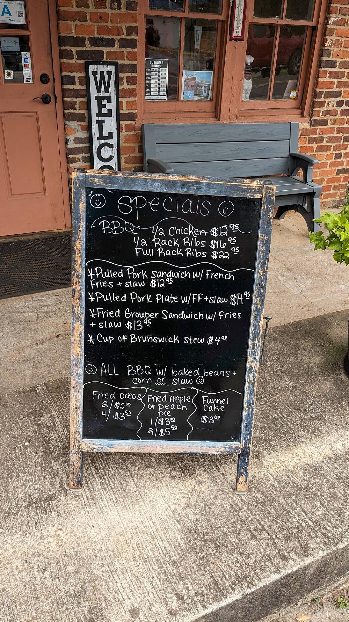 Menu at Mount Carmel Café cafe, USA