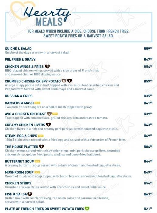 Menu at NetCafé cafe, Johannesburg, Linksfield Hospital