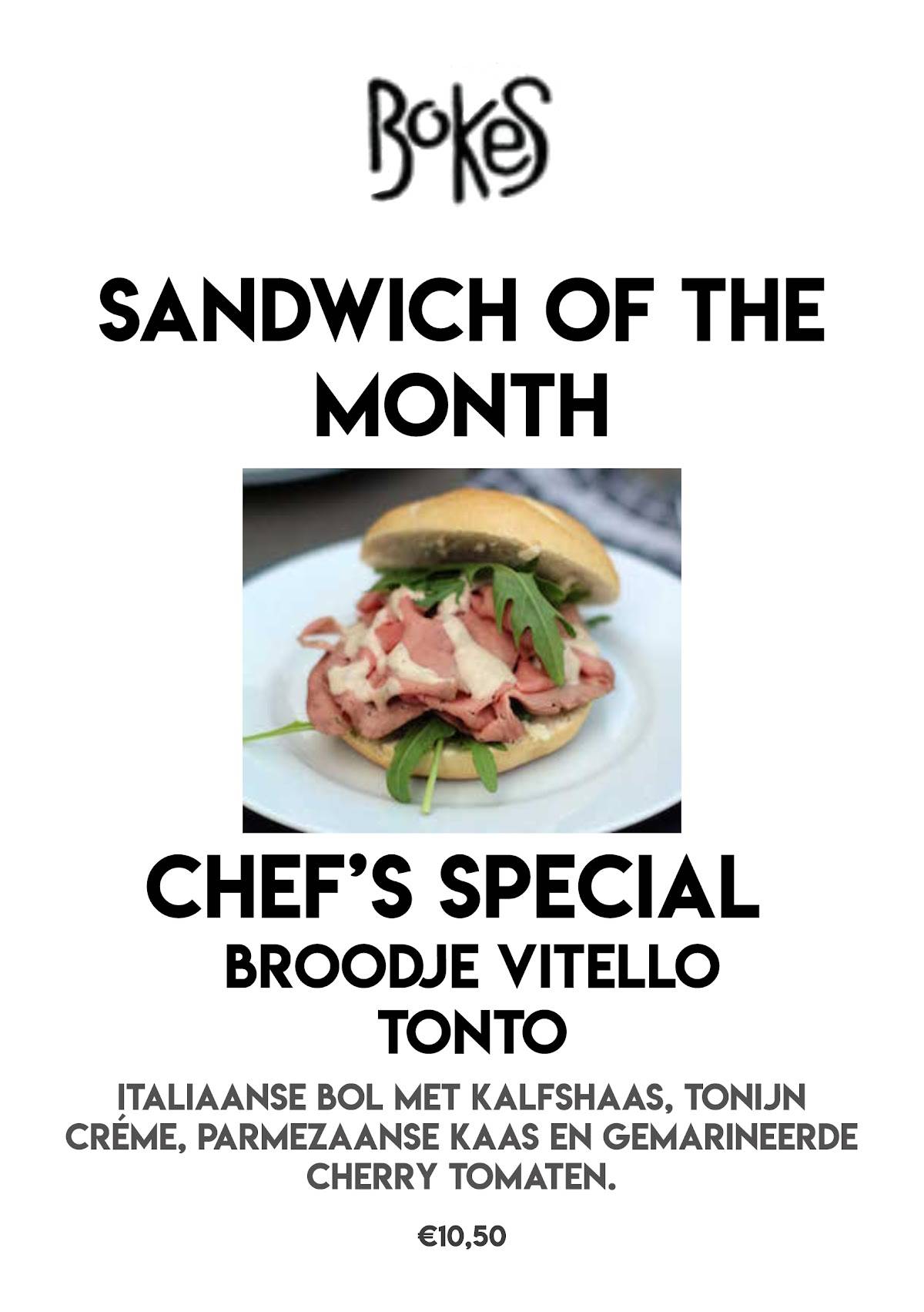 Menu de Restaurant Bokes