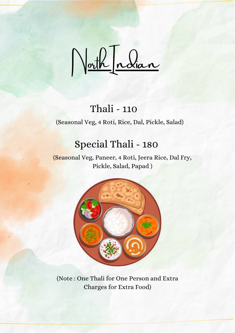 Shila’s Café menu