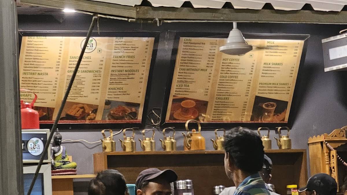 Tea Post menu