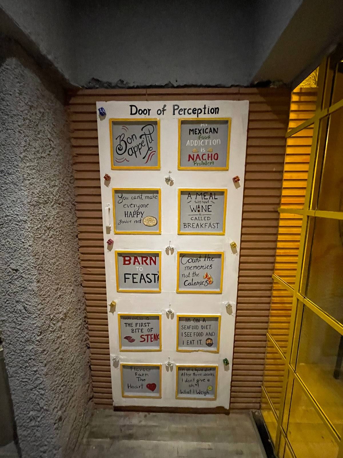 The Barnyard Cafe menu