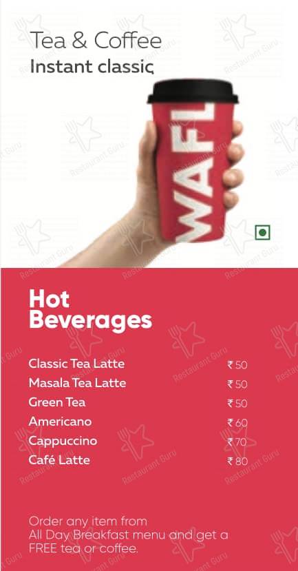 Wafl (Waffles In Amritsar) menu