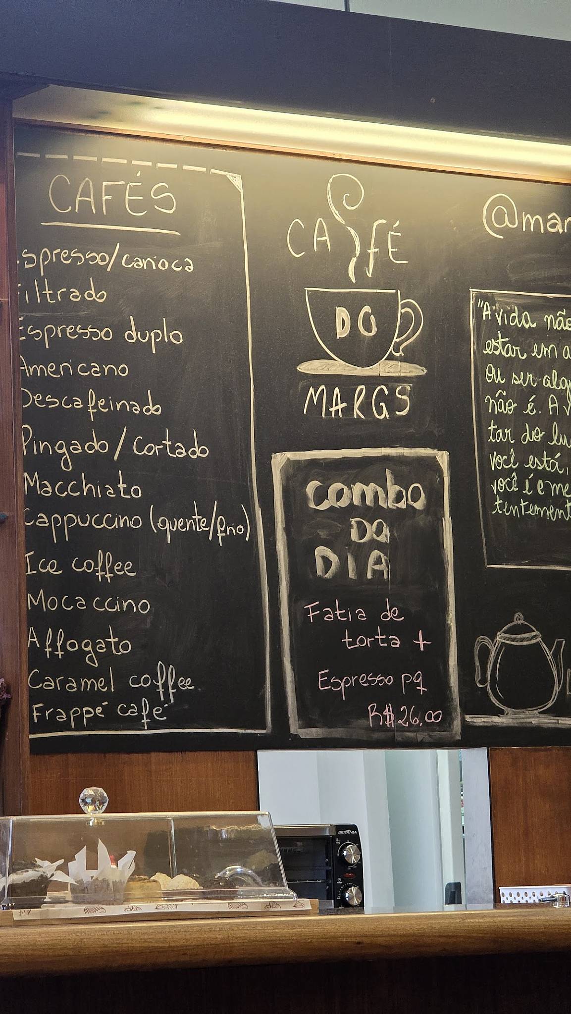 Bistrô do Margs cardápio