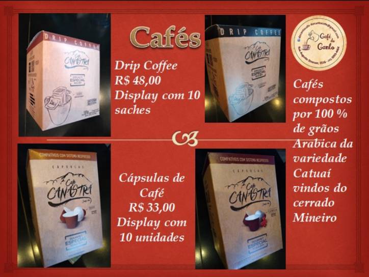 Café do Canto cardápio