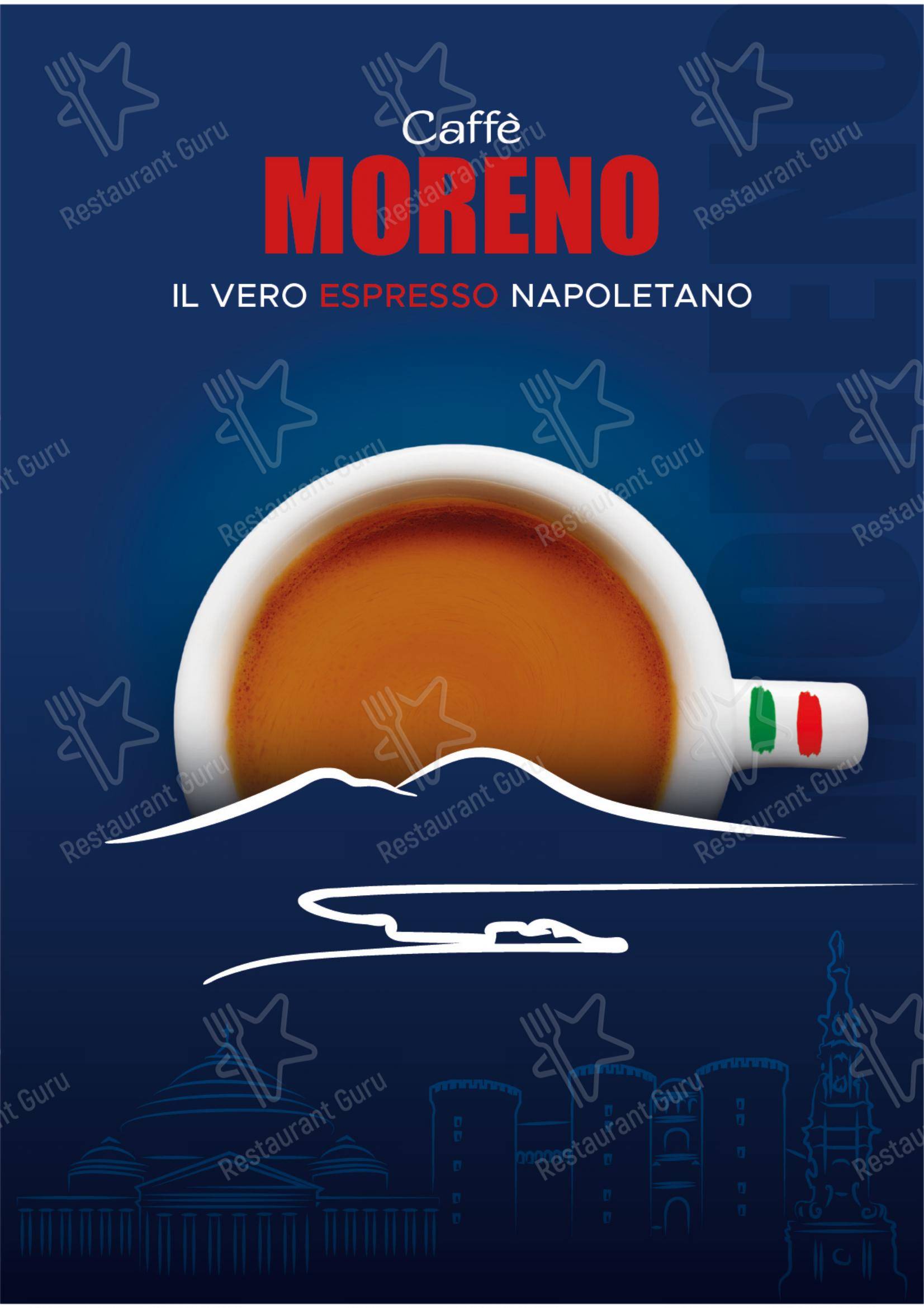 Menu per Caffé Moreno in Napoli