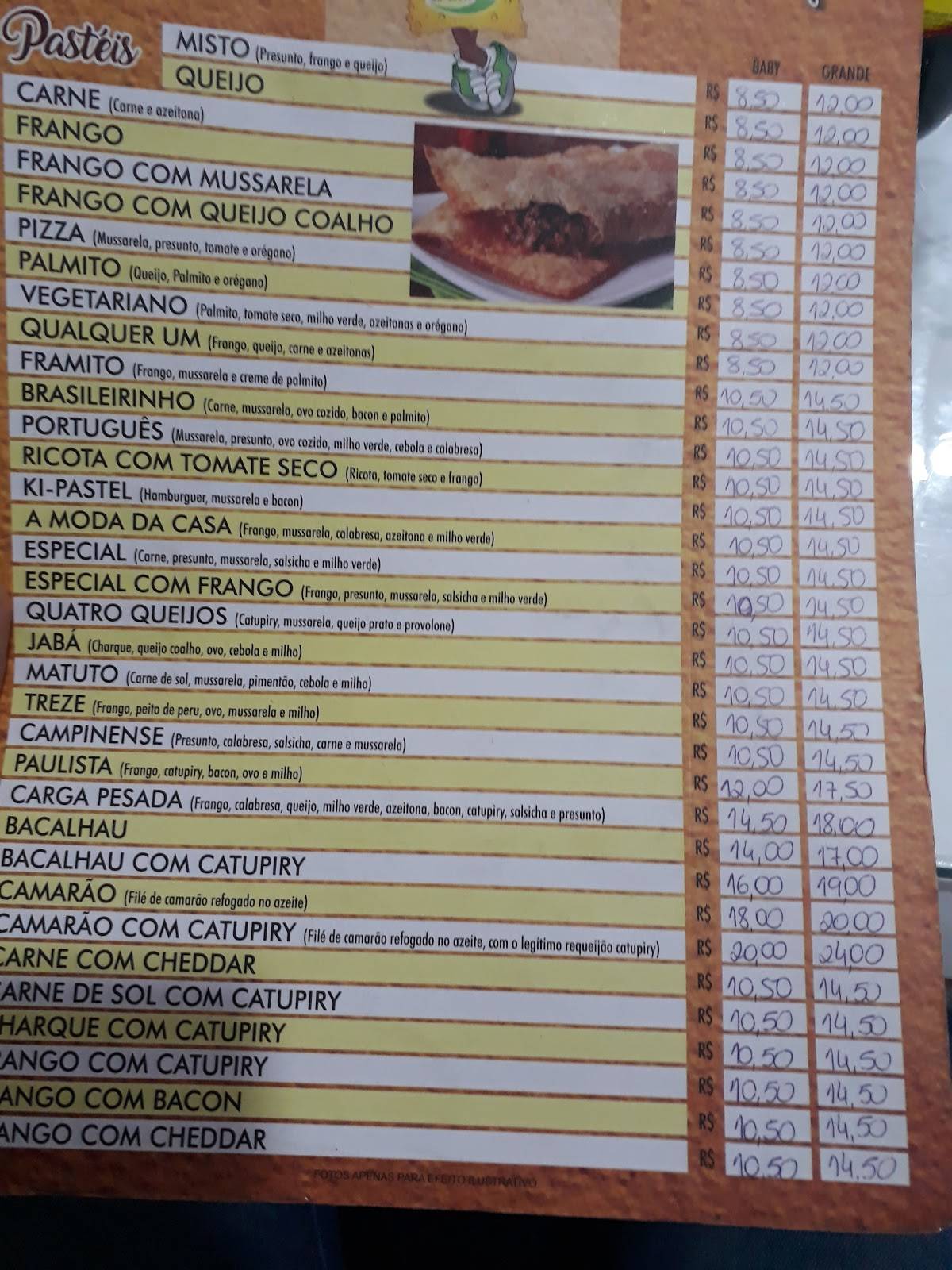 Panquecaria e Pizzaria Liberdade cardápio