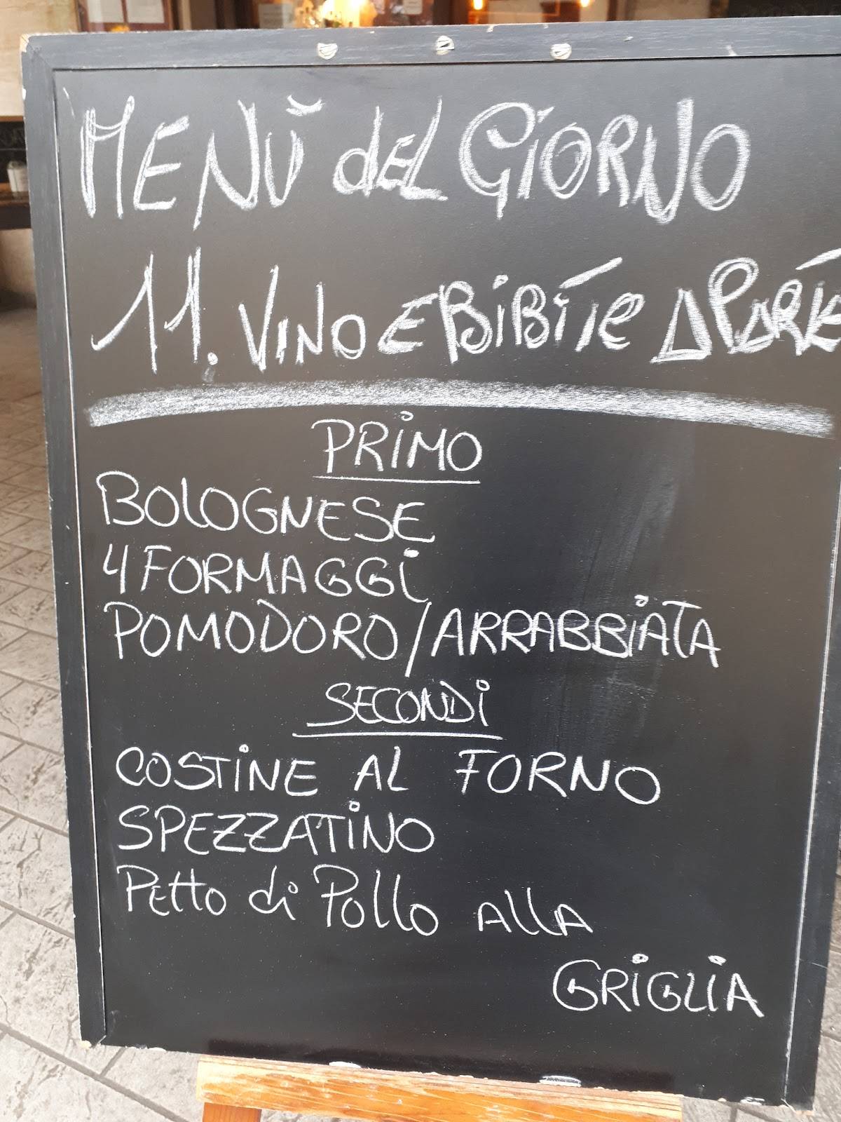 Menu di Canda l'Uga 