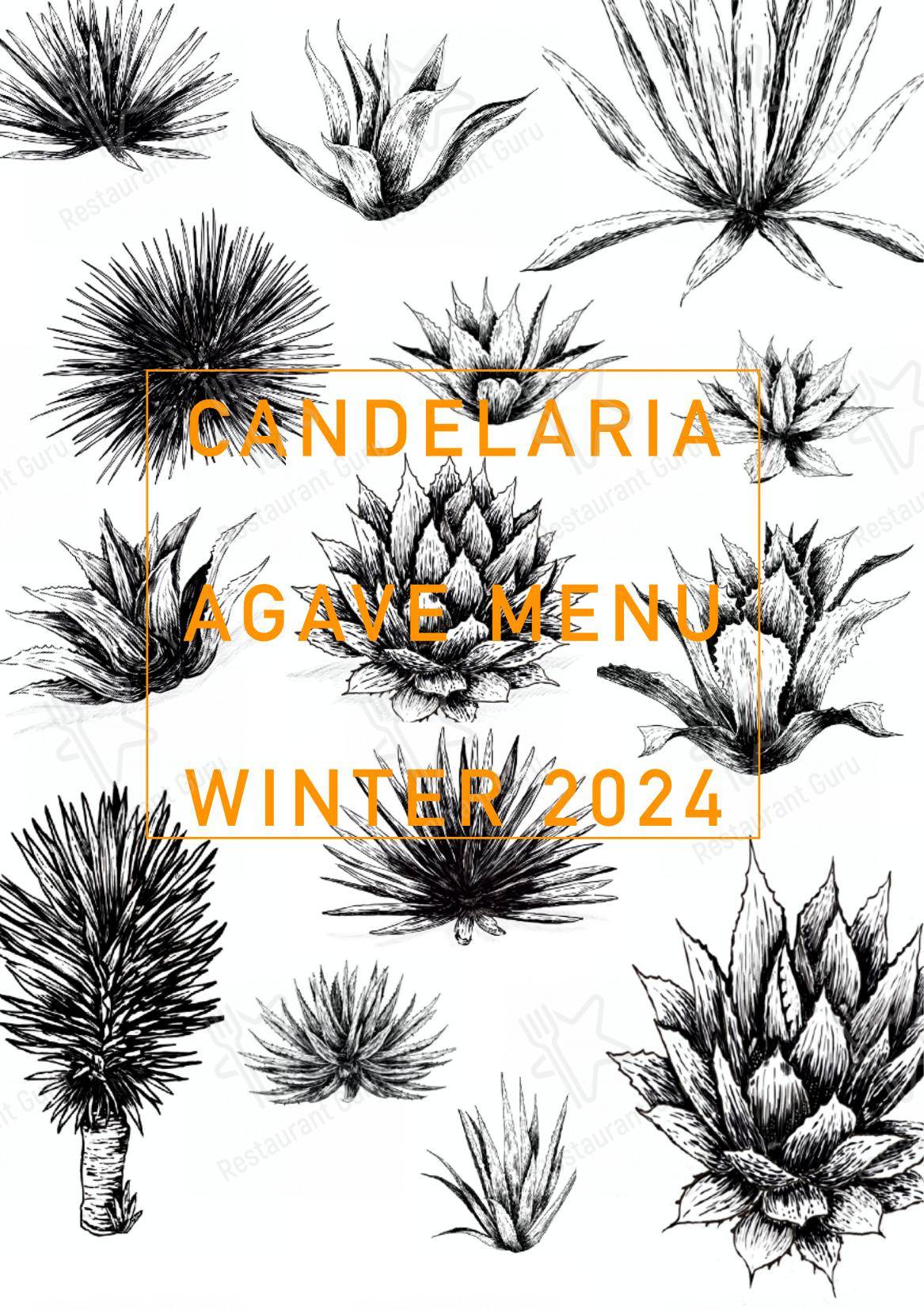 菜单 pour Candelaria pub et bar