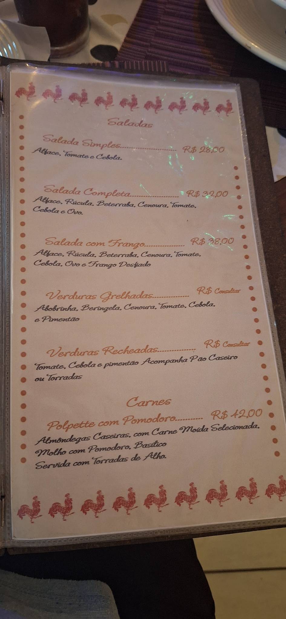 Cantina Italiana Basilico Pizza ao Talho cardápio