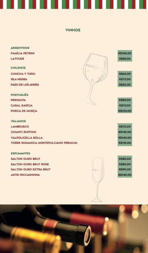 Cantina Italiana D'Angelo cardápio