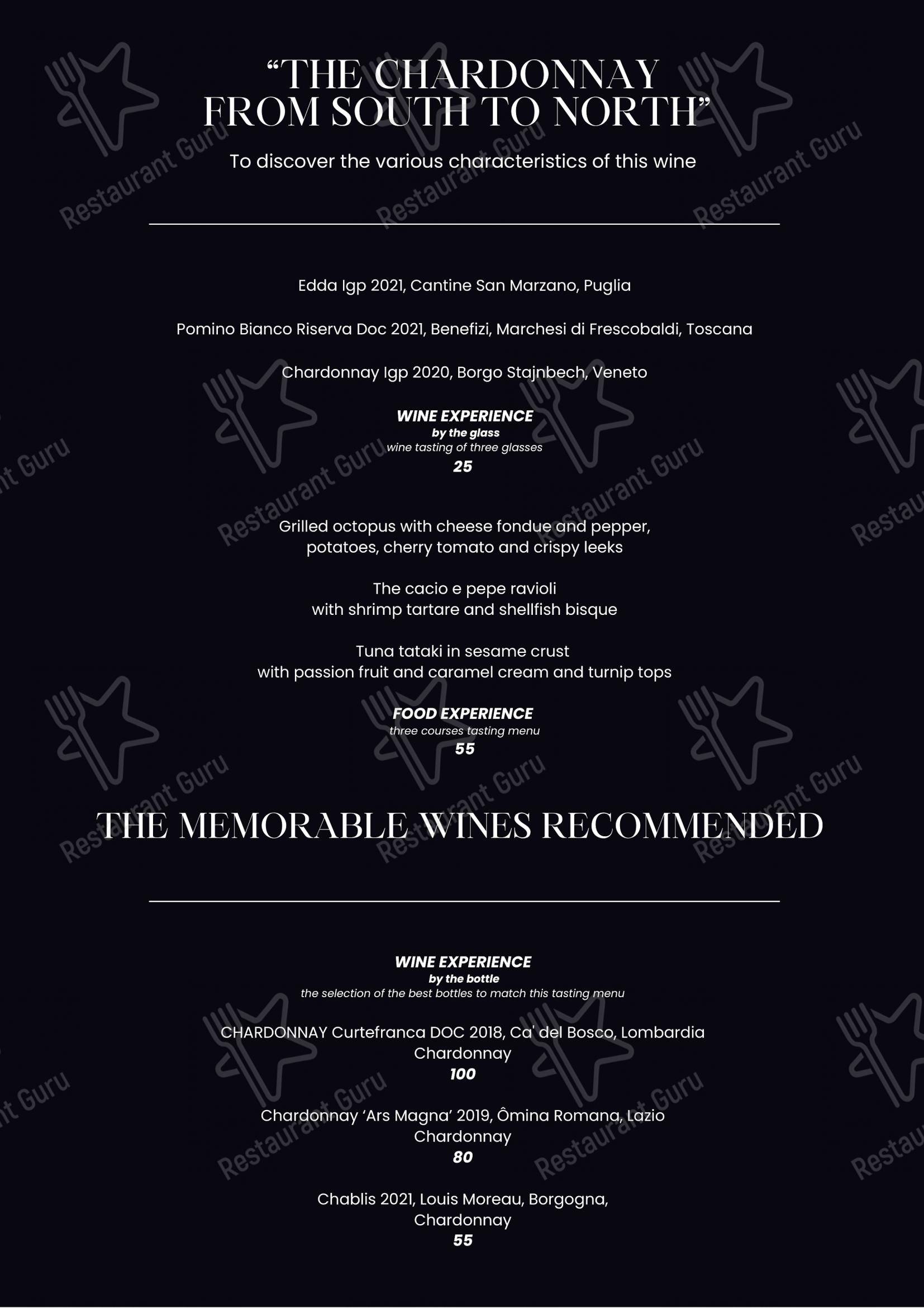 Cantine MILANO - WINE & RESTAURANT in Milano - Menu
