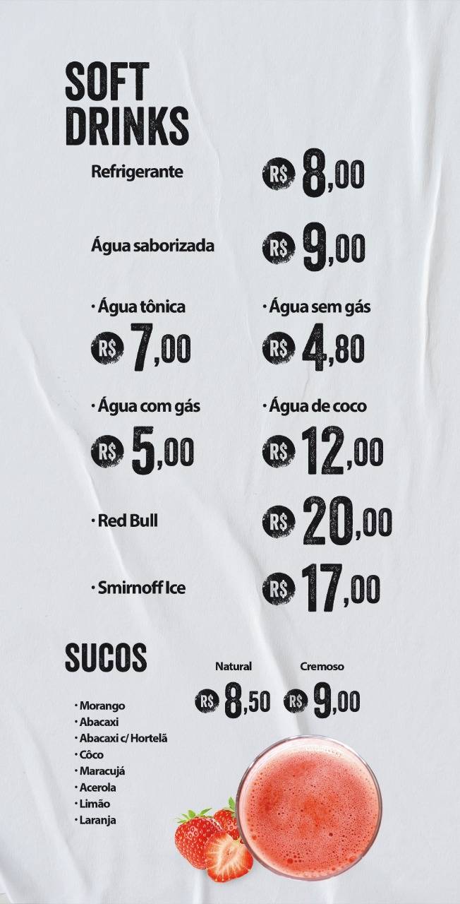 Like Bar cardápio
