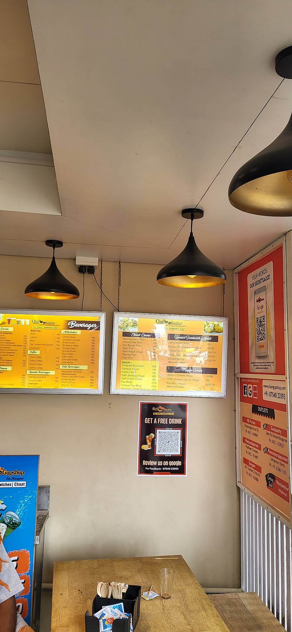 Menu at Chai n' Gupshup Tea Express, Coimbatore