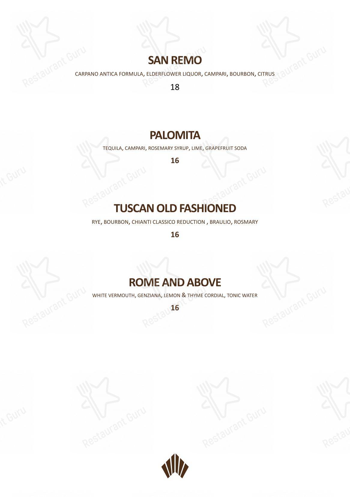 菜单 pour Charlie’s Rooftop Bar pub et bar
