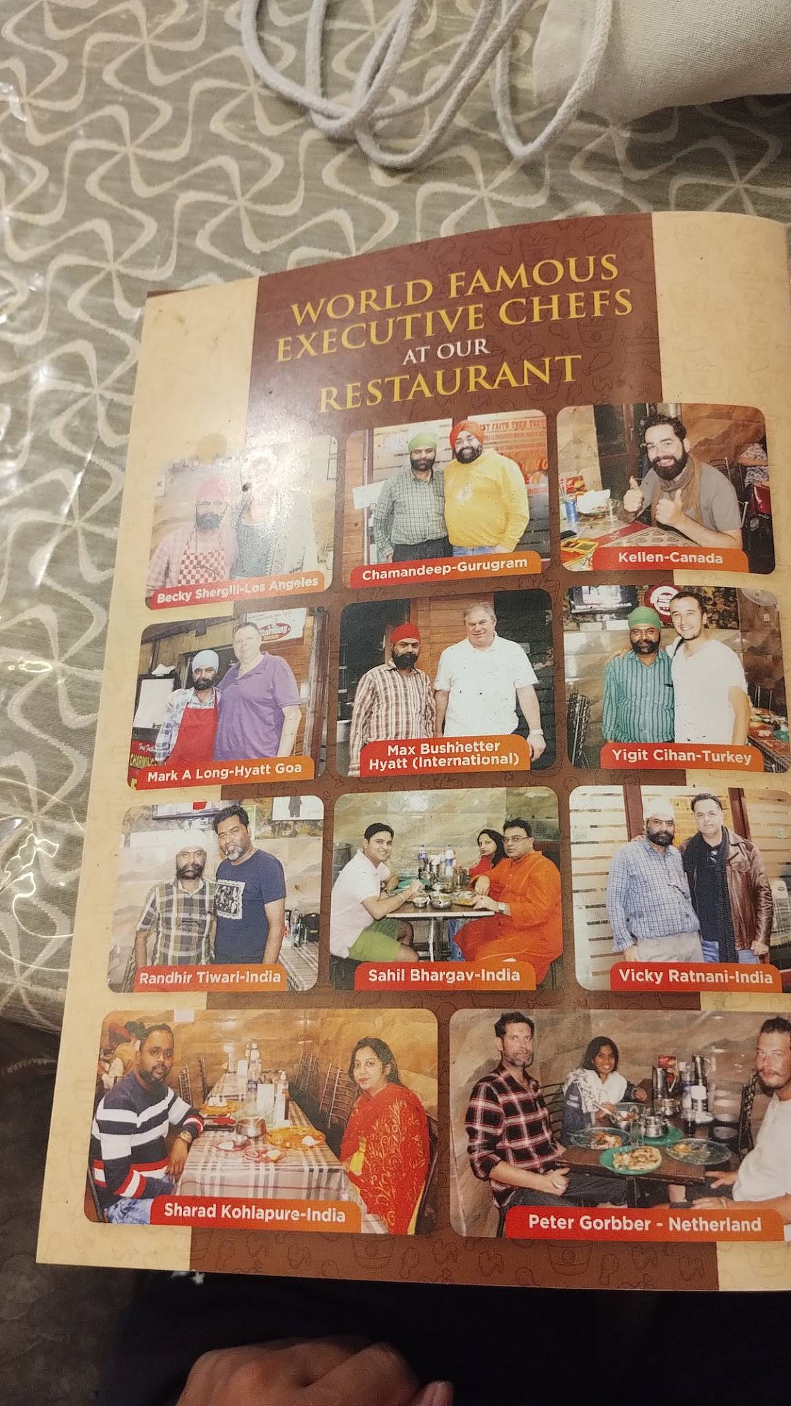 Charming Chicken menu