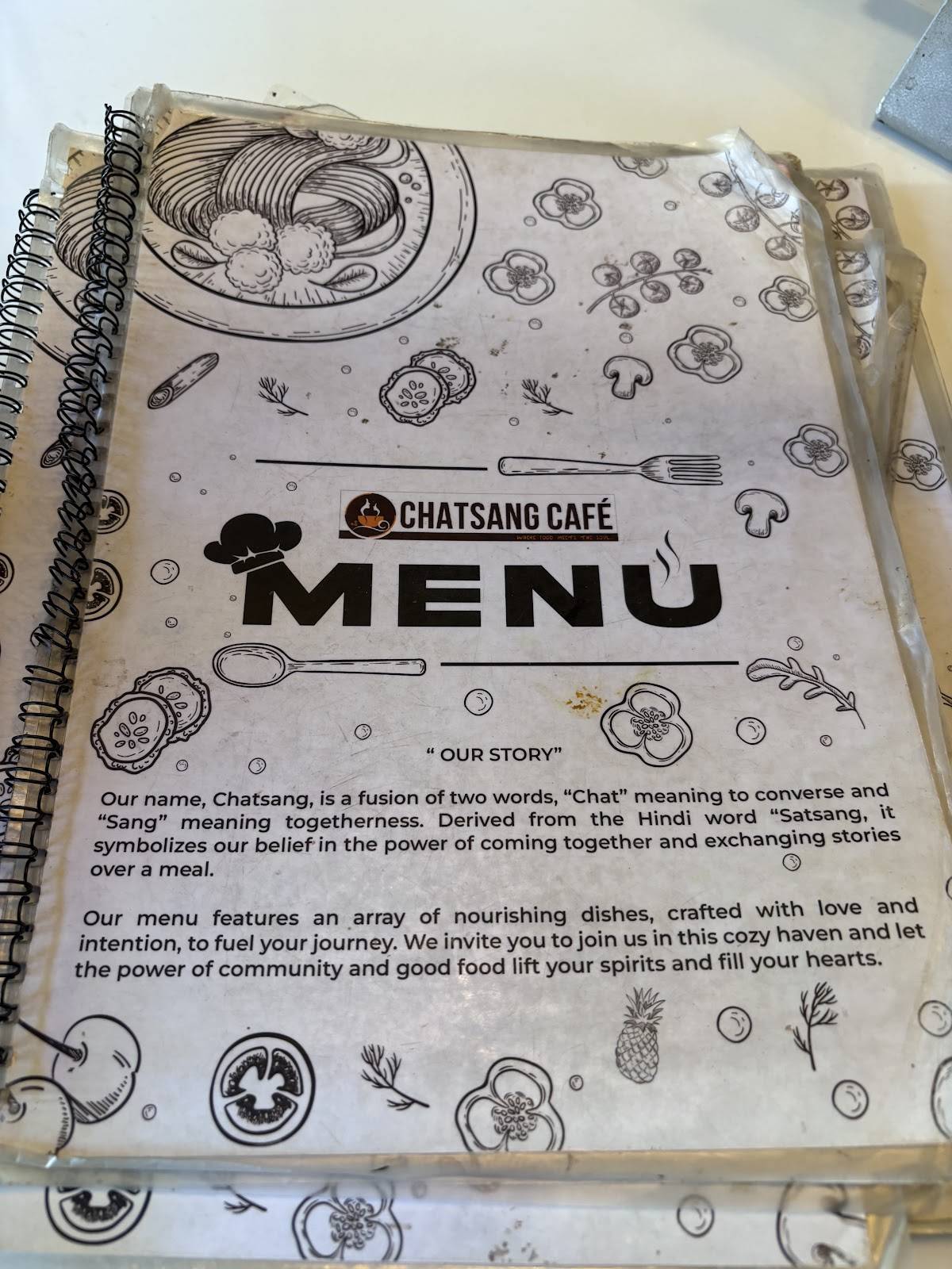 ChatSang Café menu