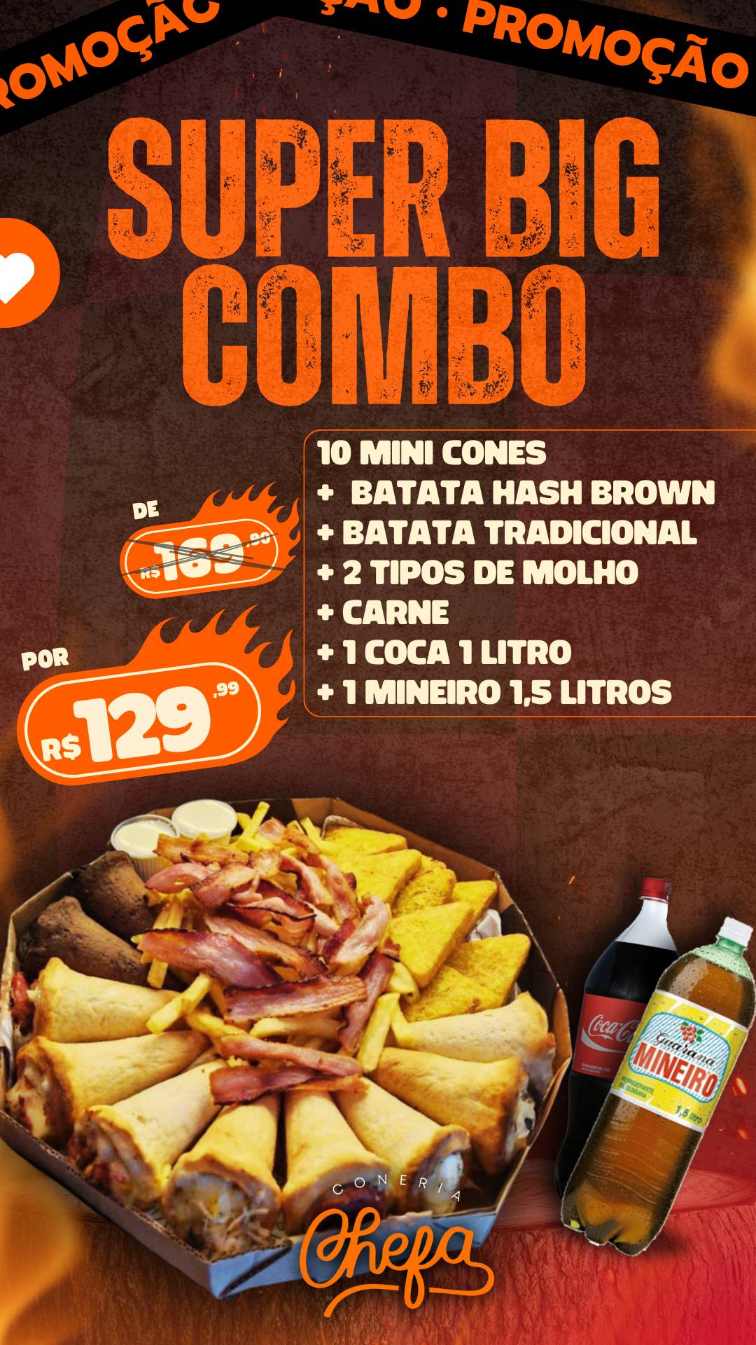 Chefa cardápio