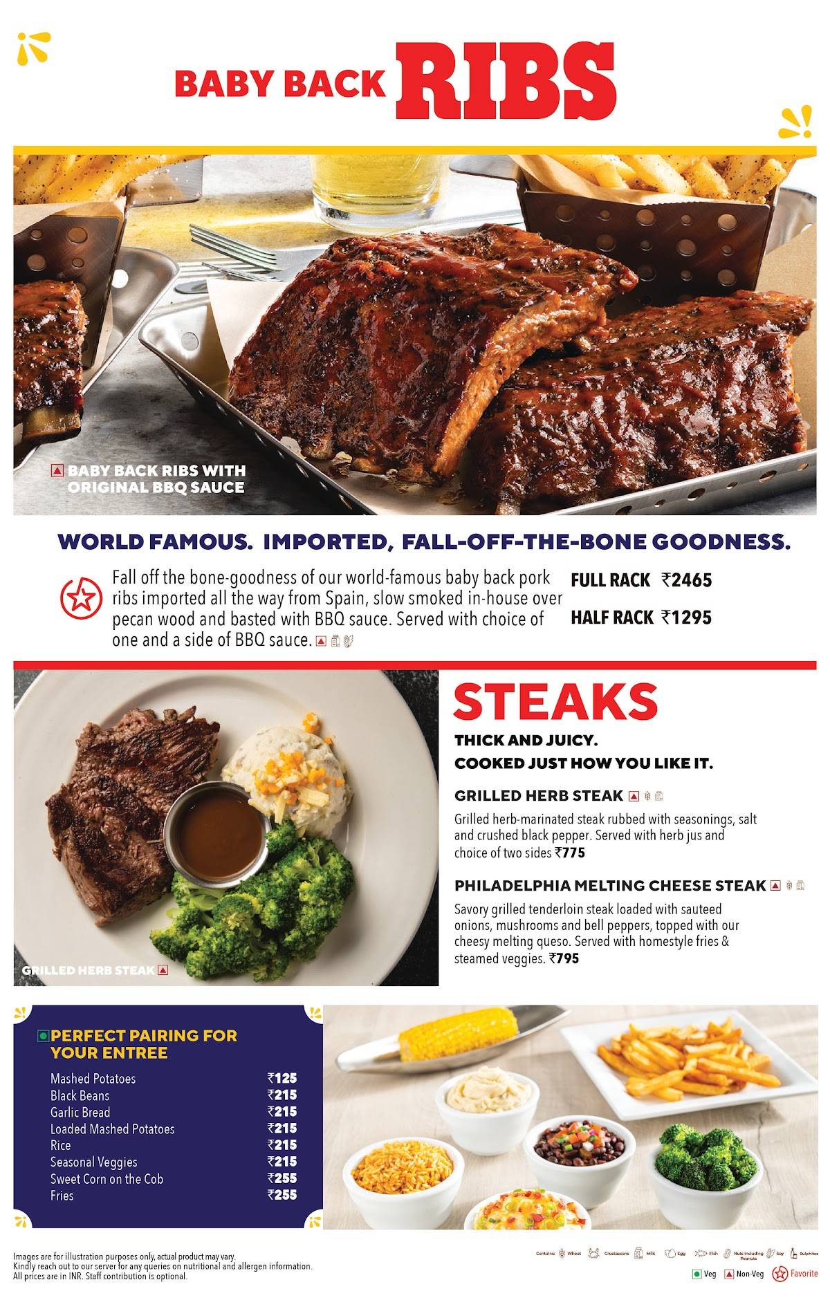 Chili's Grill & Bar menu