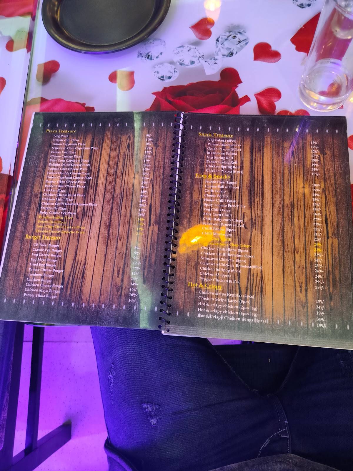 Chilli Paradise Restro Cafe menu