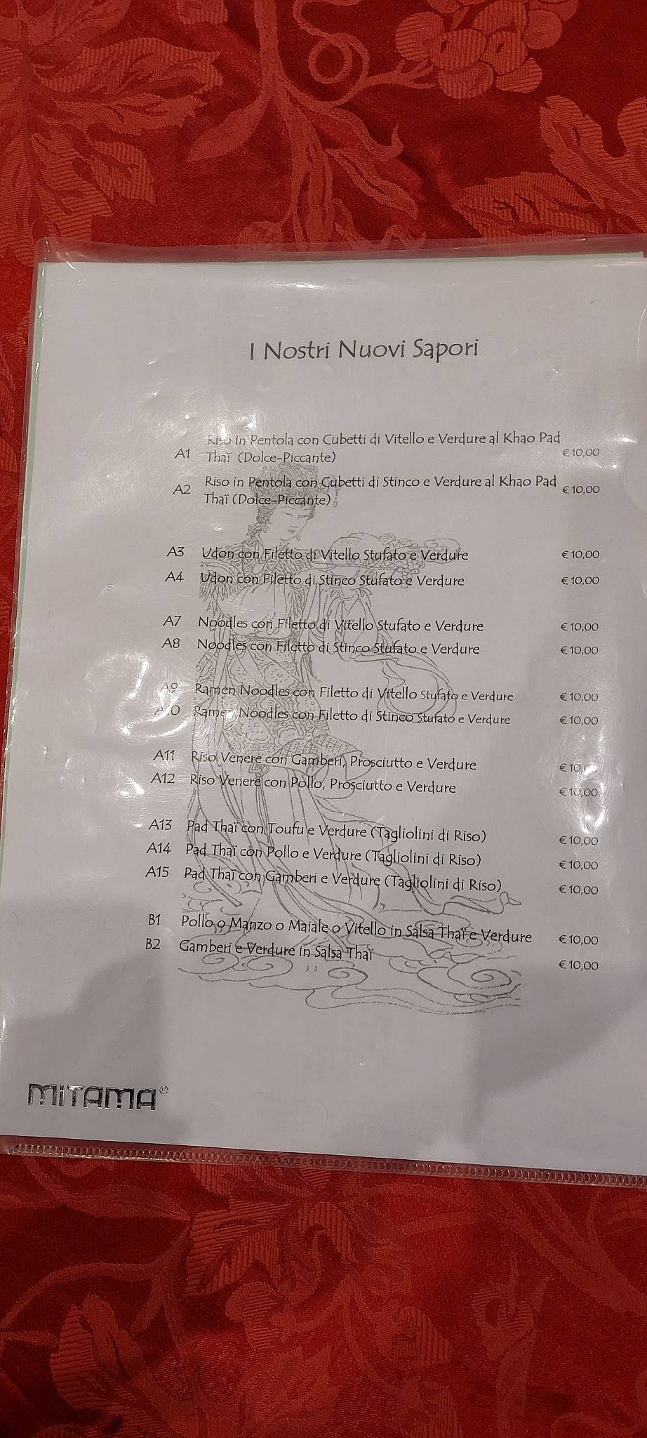 Menu di Chinatown 