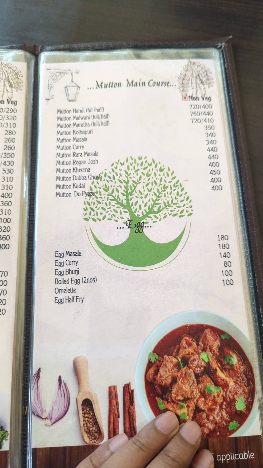 Chinchvan restaurant menu