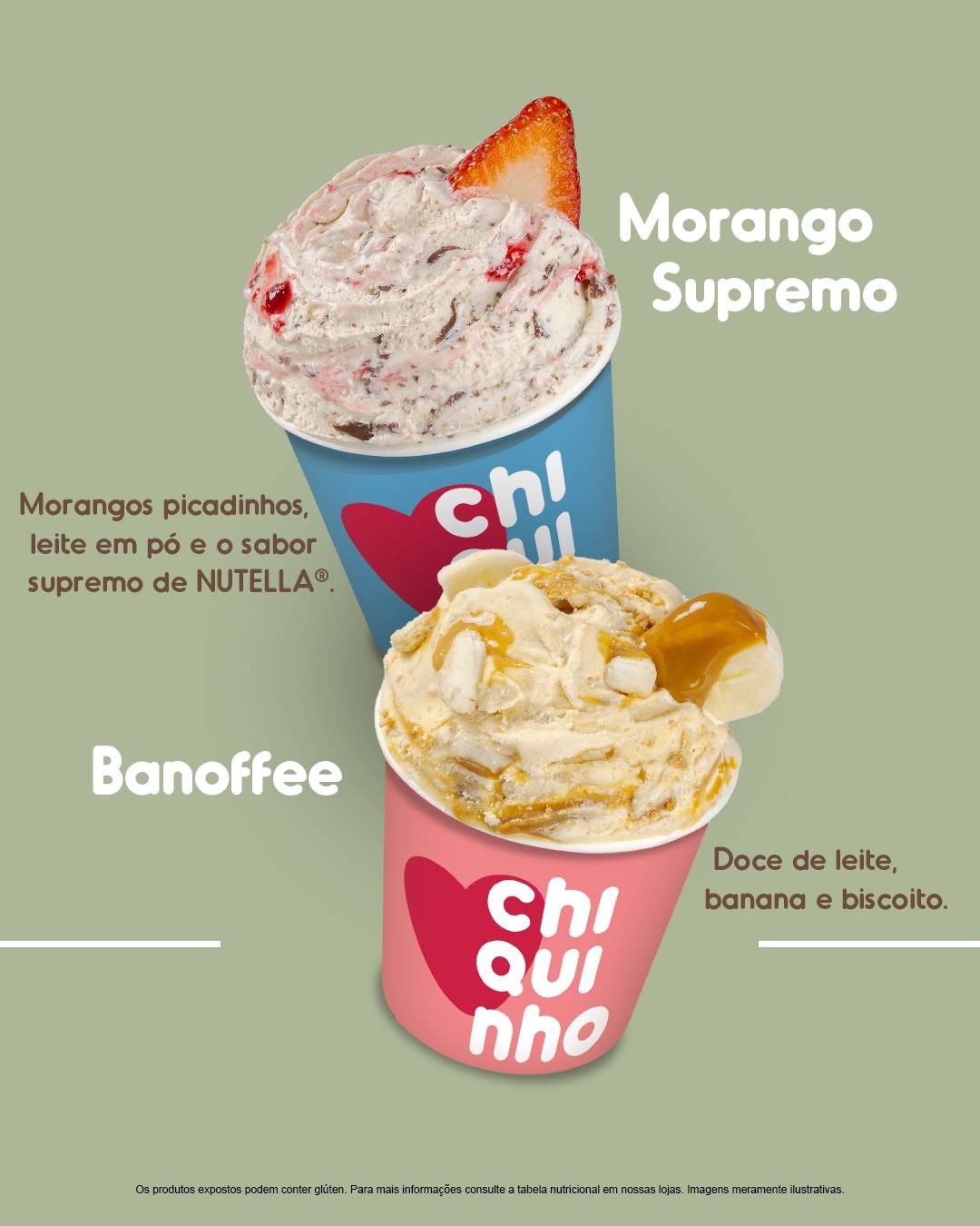 Chiquinho Sorvetes Volta Redonda cardápio