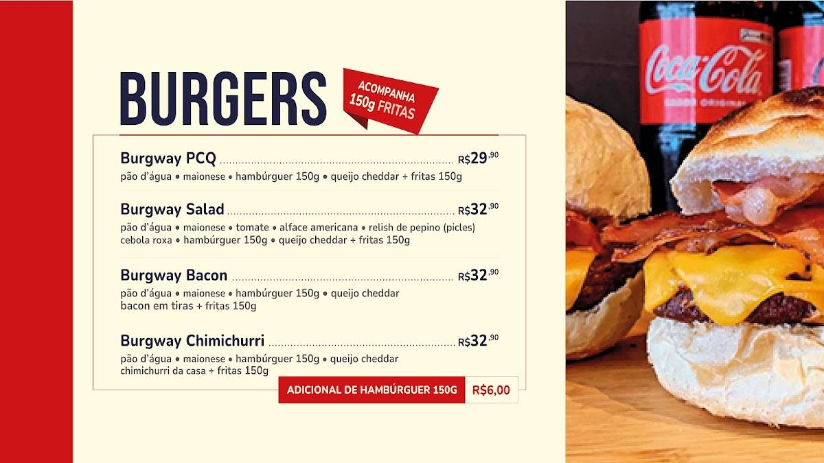 Choriway - Choripan e Espetos cardápio